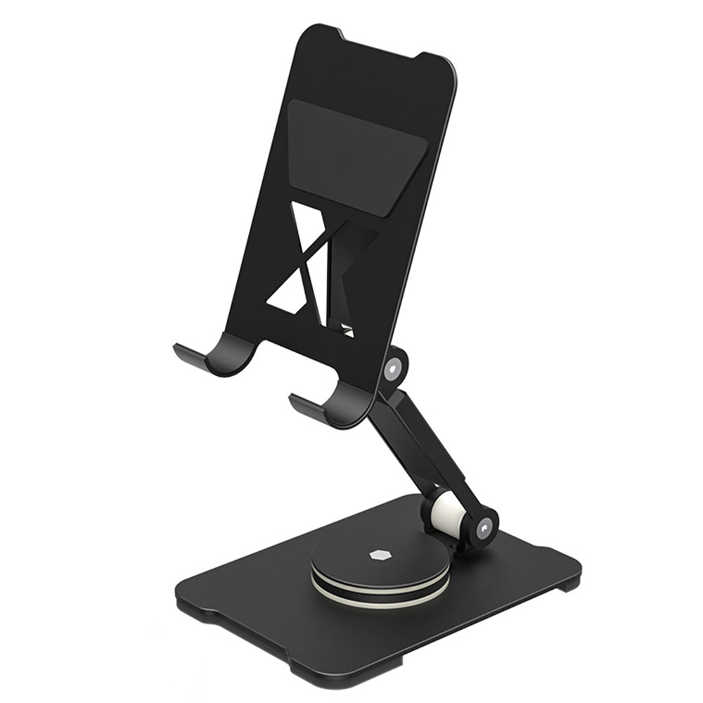 Aluminum Alloy Cell Phone Stand 360 Degree Rotation Adjustable Desktop Phone Tablet Holder Aluminum Alloy Cell Phone Stand 360 Degree Rotation Adjustable Desktop Phone Tablet Holder